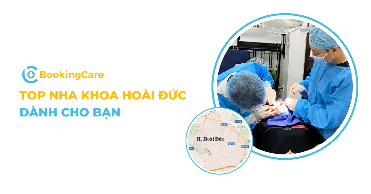 Hình ảnh tòa nhà Bệnh viện Đa khoa Hoài Đức, một địa điểm quan trọng gần Ngã tư Trôi
